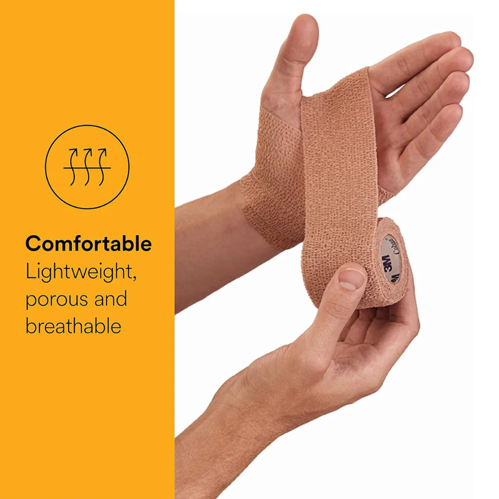 3M Coban Self-Adherent Non-Sterile Bandage Wrap - Image 2