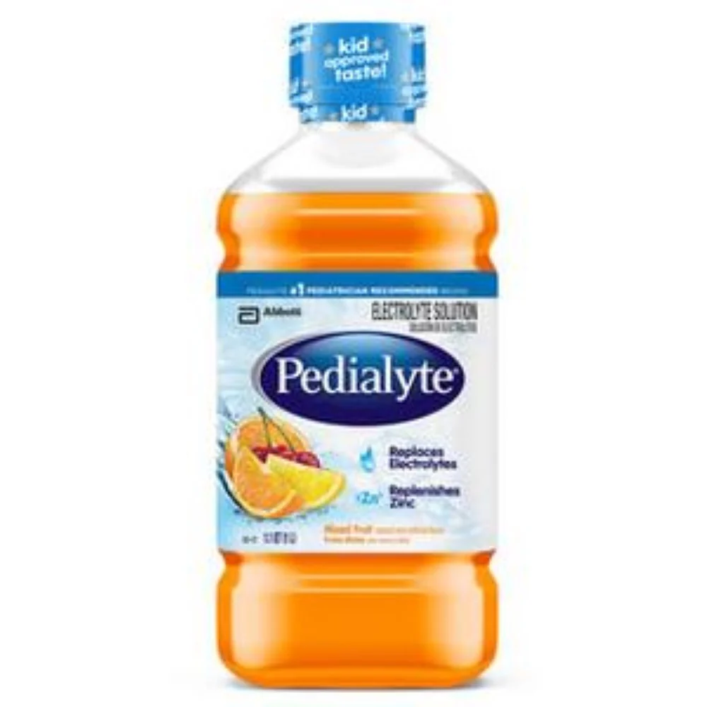 Pedialyte Ready-to-Feed Fruit 1L Bottle, Low Osmolality, Oral Electrolyte Maintenance Solution