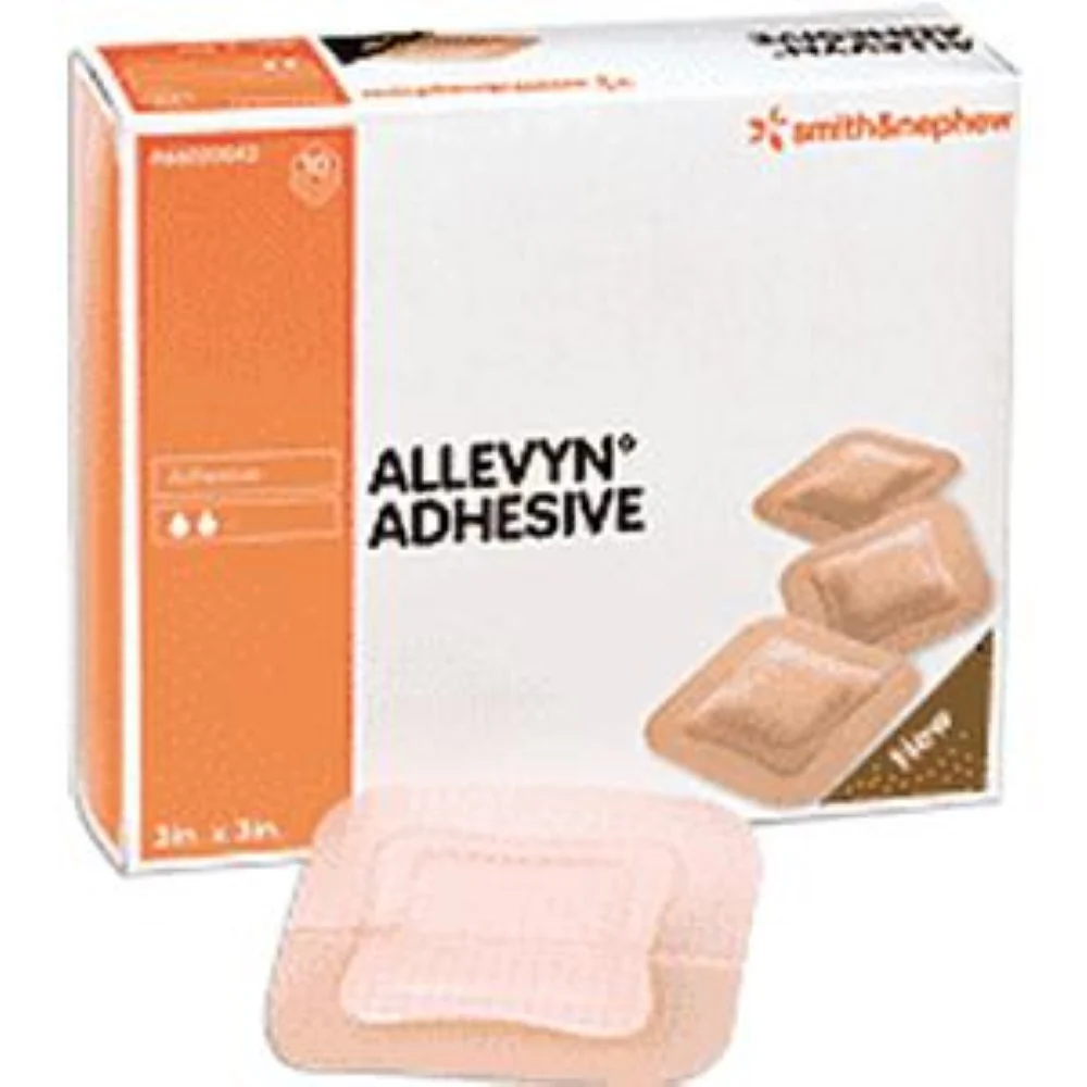 Smith & Nephew Allevyn Adhesive Hydrocellular Dressing 9" x 9" with 8" x 8" Pad