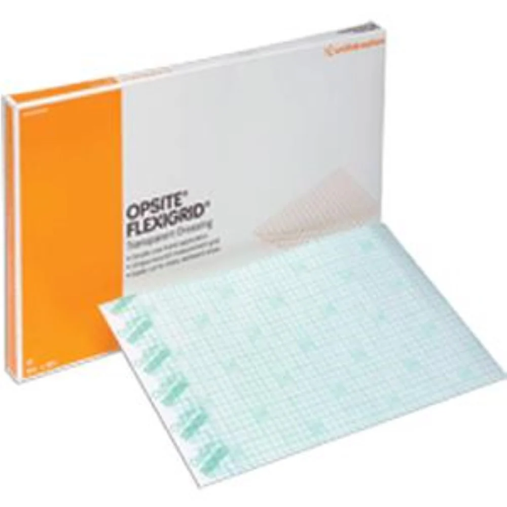 Smith & Nephew Opsite Flexifex Transparent Adhesive Film Dressing, 4" x 4-3/4"