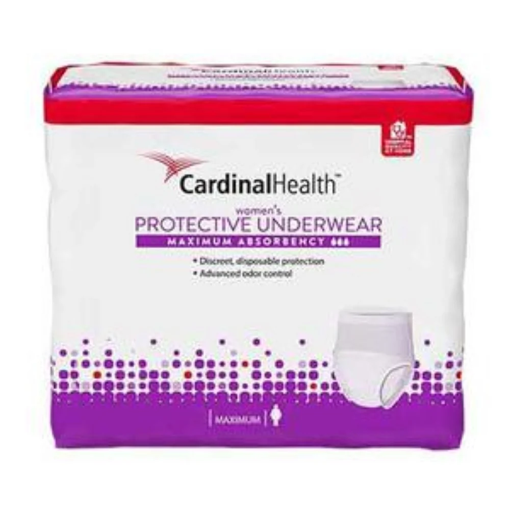 Cardinal Health Women's Protective Underwear, Sure Care Super, Large, 45"-58"