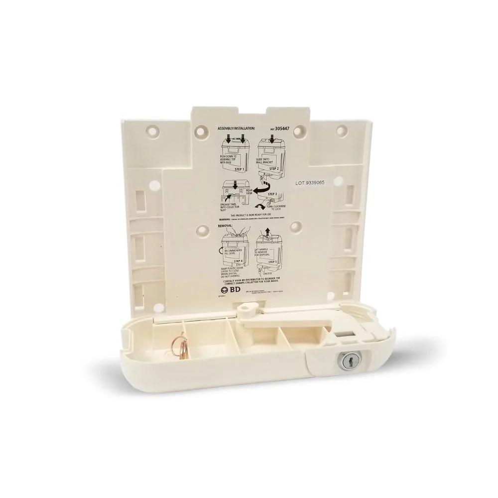 Becton Dickinson BD Locking Wall Bracket for 5.4 qt Sharps Container, 305447
