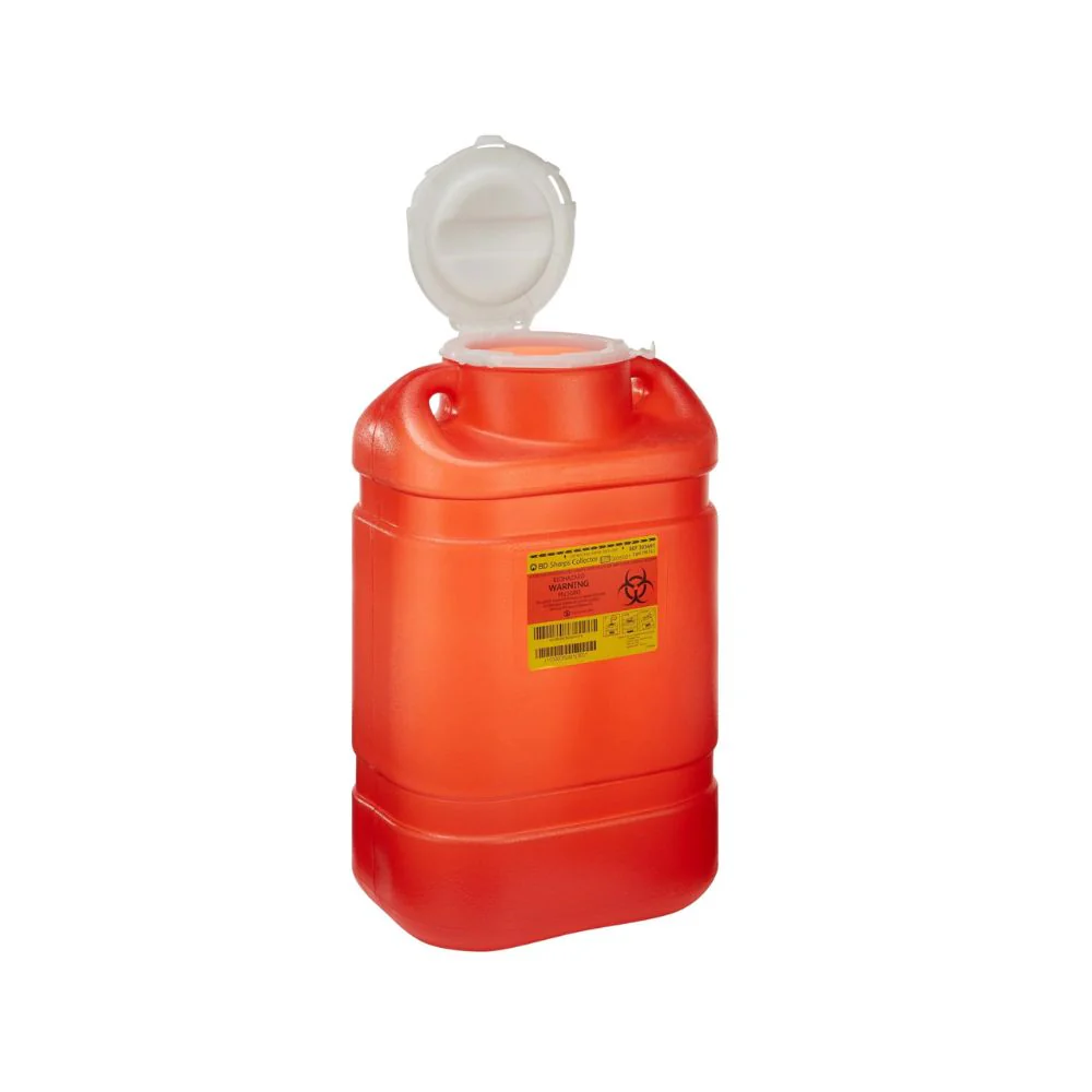 Becton Dickinson BD Guardian One-Piece Sharps Collector System with Vented Cap, 5 Gallon, Nonsterile, 305491 - Image 2