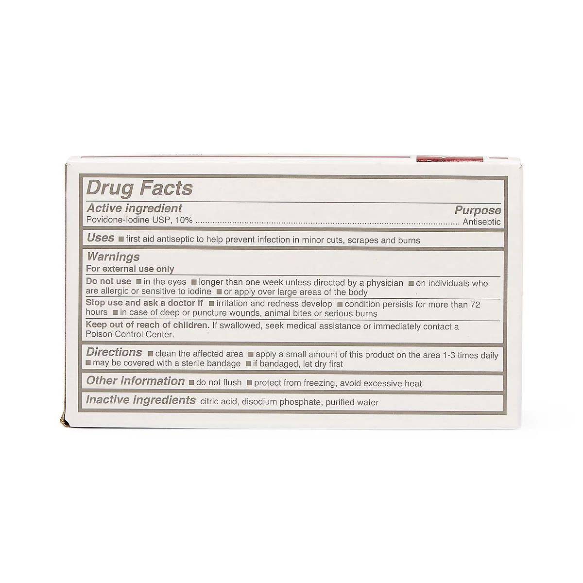 Medline Povidone Iodine USP Prep Pads, 2-Ply, Medium, MDS093917 - Image 2