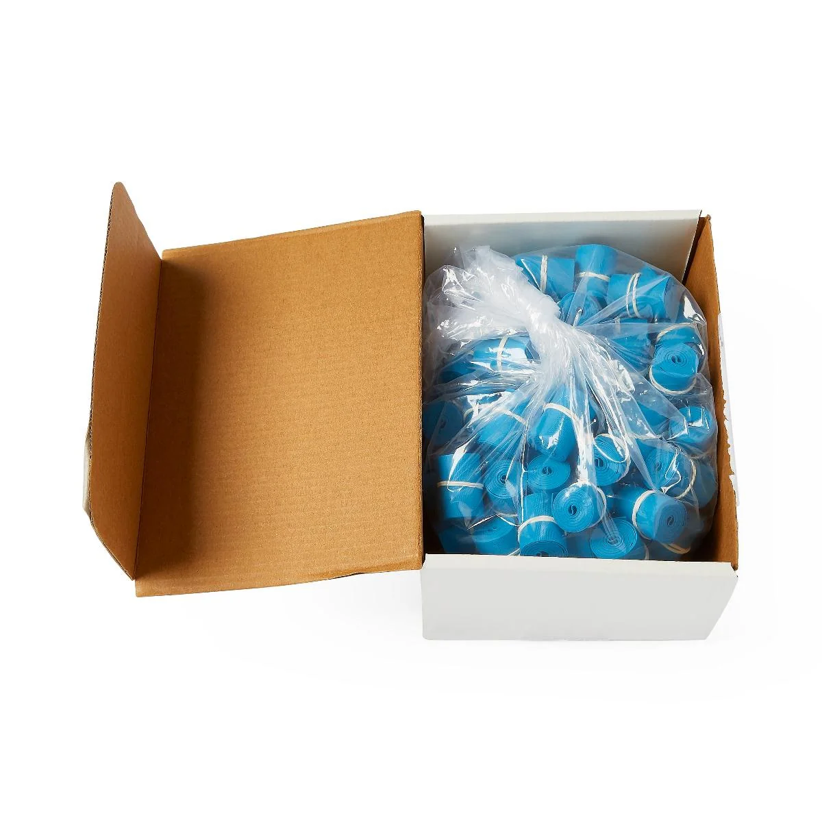 Medline Rolled and Banded Tourniquet, 1in x 18in, Textured, Blue, DYND75020 - Image 3