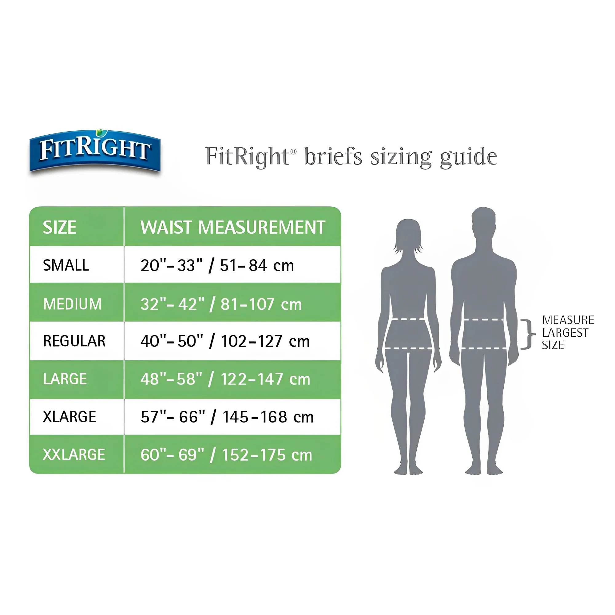 Medline FitRight Ultra Brief, XL (57" to 66"), FITULTRAXLG - Image 3