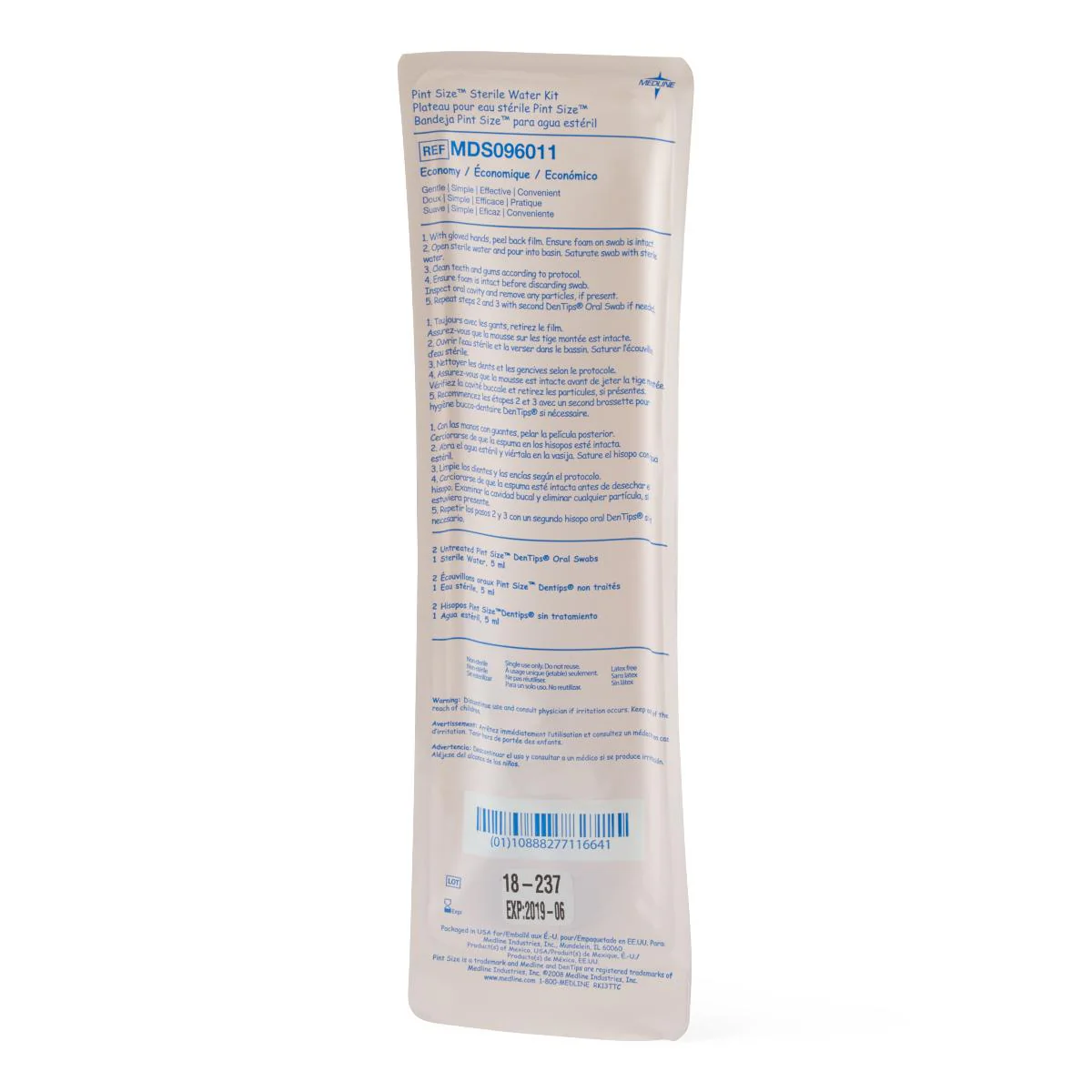 Medline Standard Care Oral Care Kits with Biotene Adult, Disposable, MDS096013 - Image 3