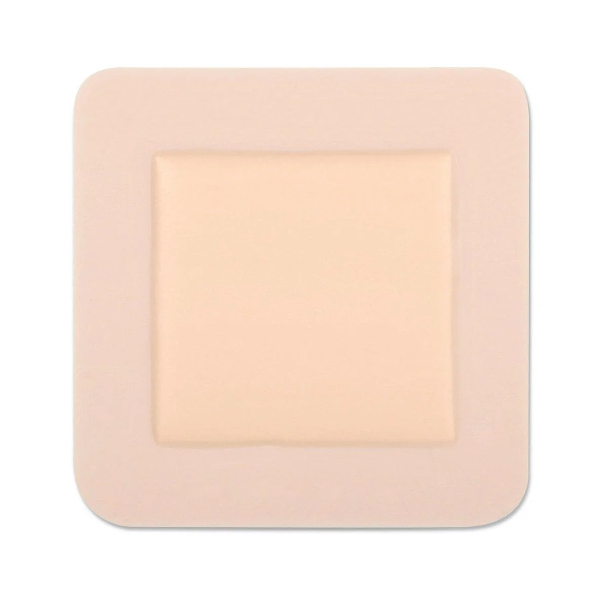 Medline Optifoam Adhesive Sterile Foam Wound Dressing 4" x 4" with 2.5" x 2.5" Pad in Educational Packaging, Square Shape, Waterproof, MSC1044EP - Image 3