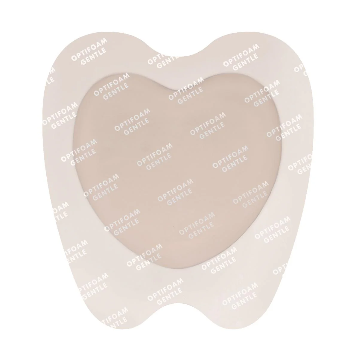 Medline Optifoam Gentle Adhesive Silicone-Faced Foam Sacral Dressing with Border, 10" x 9", Sacrum, Sterile, MSC20109EP - Image 2
