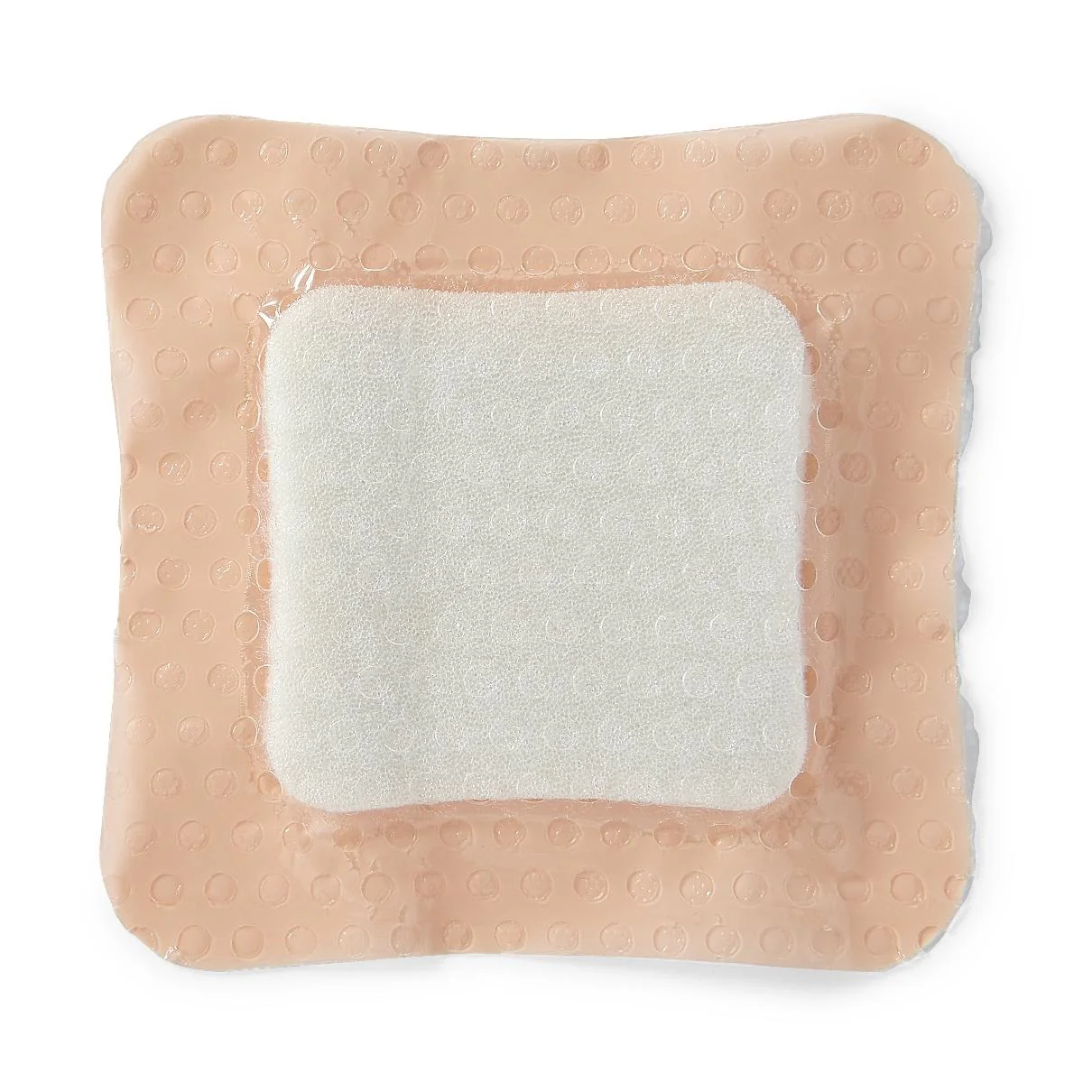 Medline Optifoam Gentle SA Silicone-Faced Foam Dressings with Border, 3" x 3" with 1.75" x 1.75" Pad, MSC2133EP - Image 2