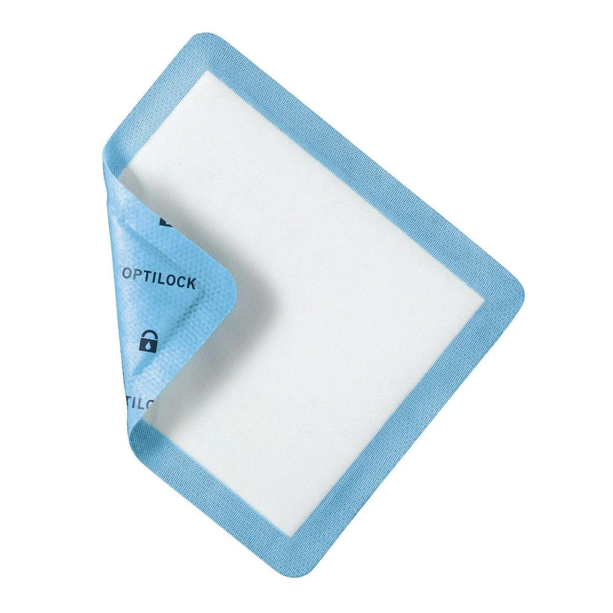 Medline OptiLock Non-Adhesive Super Absorbent Wound Dressing 4" x 4", Sterile, MSC6444EP - Image 3