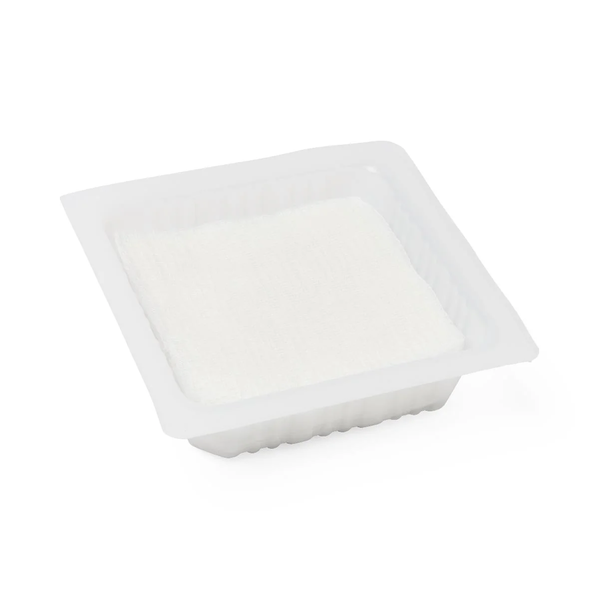Medline Sterile Cotton Woven Gauze Sponge, 4" x 4", 12 ply, 10/Hard Tray, NON21426 - Image 3