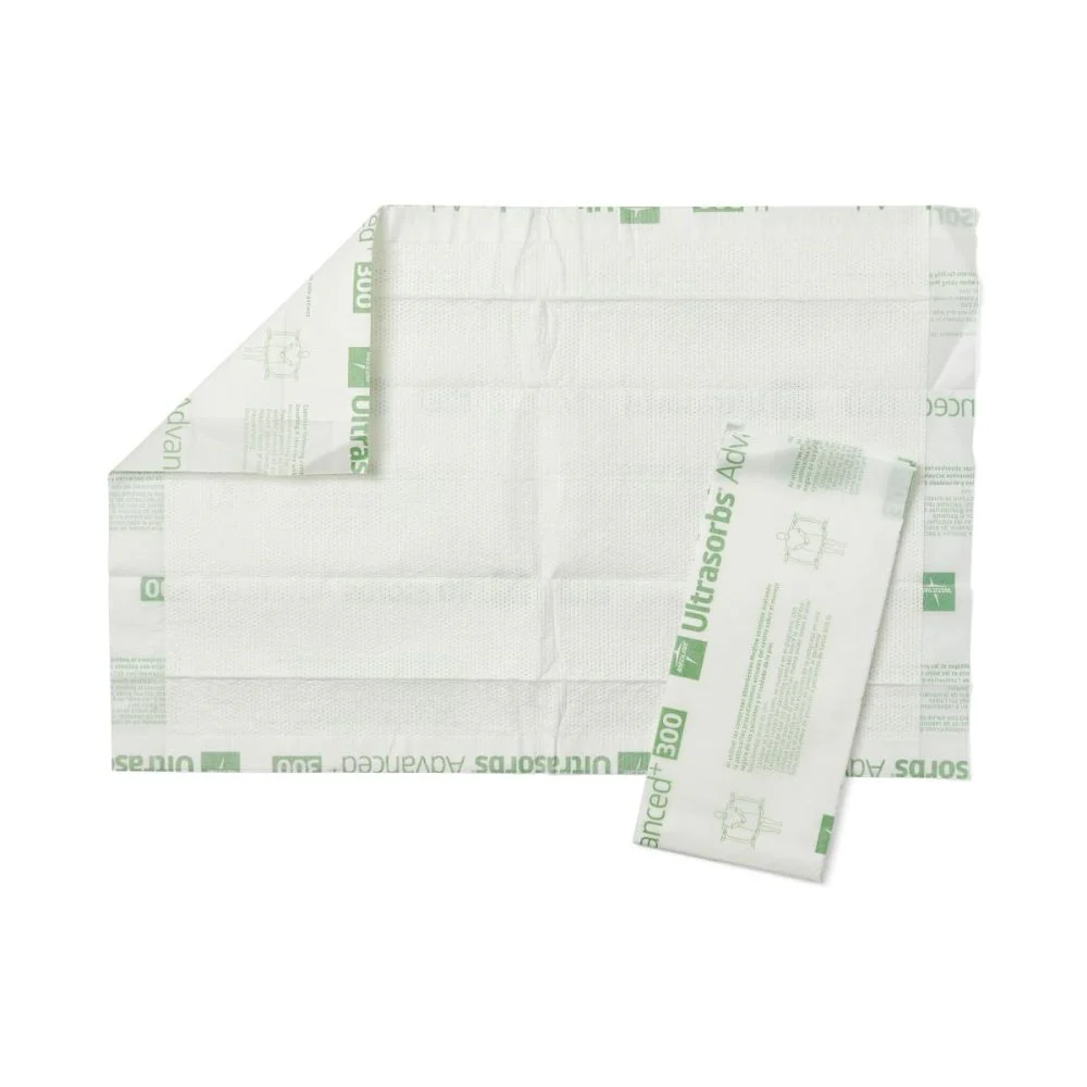 Medline Ultrasorbs Advanced+ Premium Absorbent Underpads, 23" x 36", 300 lb. Weight Capacity, Breathable, Latex-free, ULTRASORB2436 - Image 4