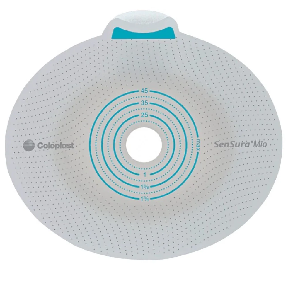 Coloplast SenSura Mio Flex Skin Barrier, 70mm Coupling, 1-3/4" (45mm) Pre-Cut Flat Stoma Opening - Image 2