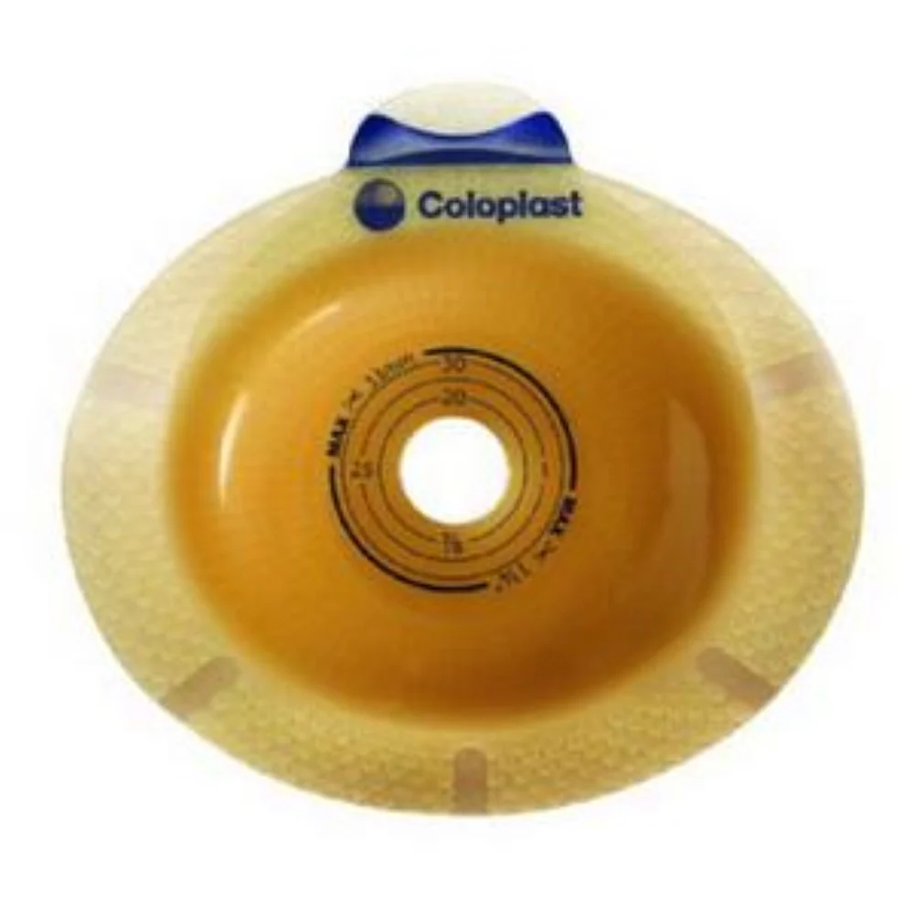 Coloplast SenSura Click Two-Piece Skin Barrier, Belt Tabs, 2" Flange, Convex Light, 1" Stoma