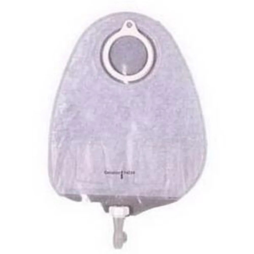 Coloplast Assura Two-Piece Urostomy Pouch, 10-3/4" L, Opaque, 1-9/16" Flange, Cut-to-Fit Skin Barrier, Flat, 3/8" Stoma