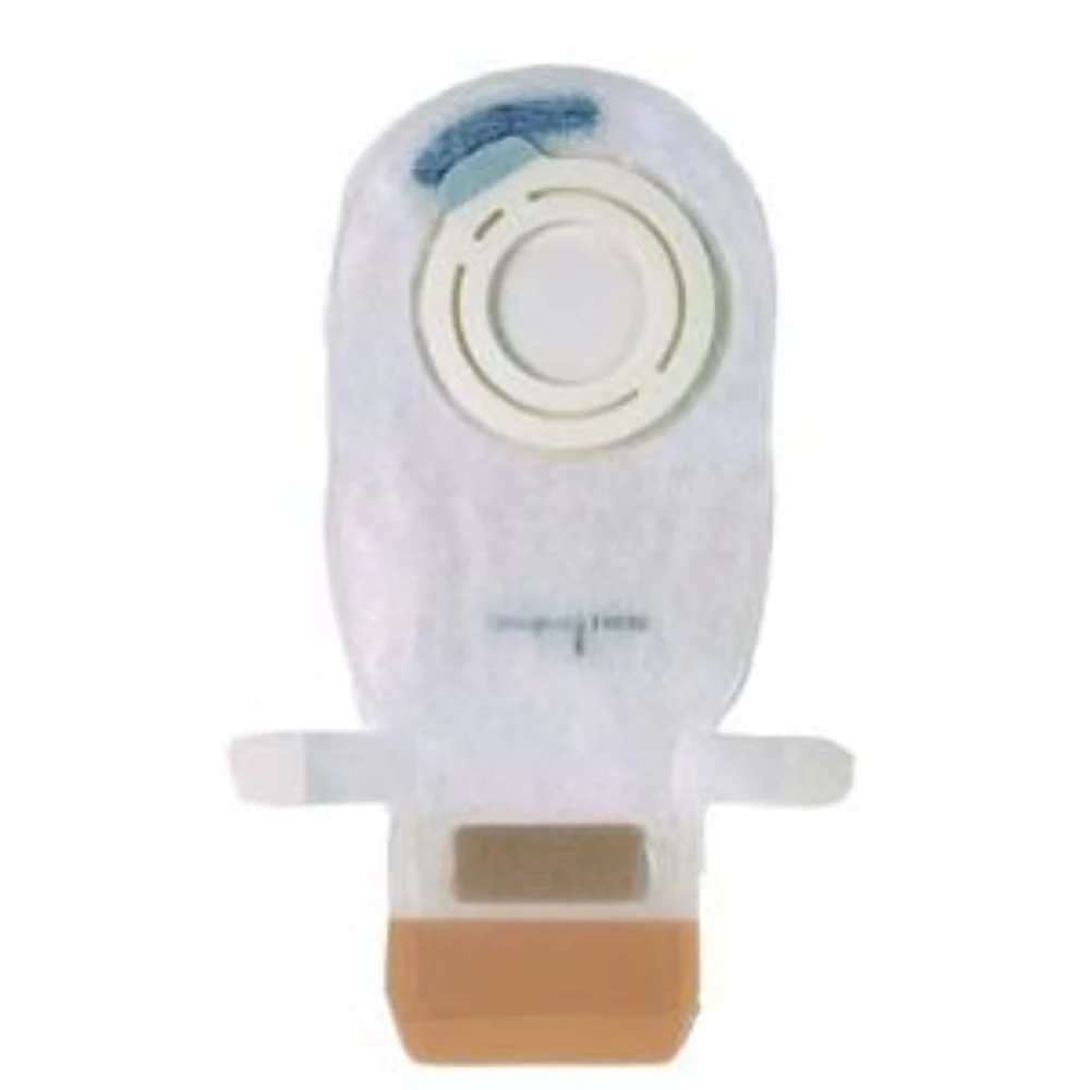 Coloplast Assura AC Easiflex Two-Piece Pediatric Drainable Pouch, Filter, 6-1/4" L, Integrated Closure, Transparent, 1-1/8" Flange
