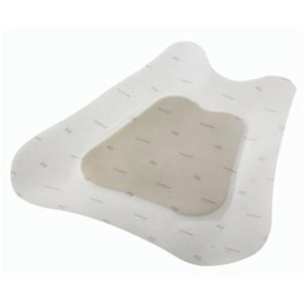 Coloplast Biatain Ag Adhesive Foam Antimicrobial Dressing With Silver with Hydrocolloid Border, Soft, Latex-Free, Sterile, 9" x 9" Sacral