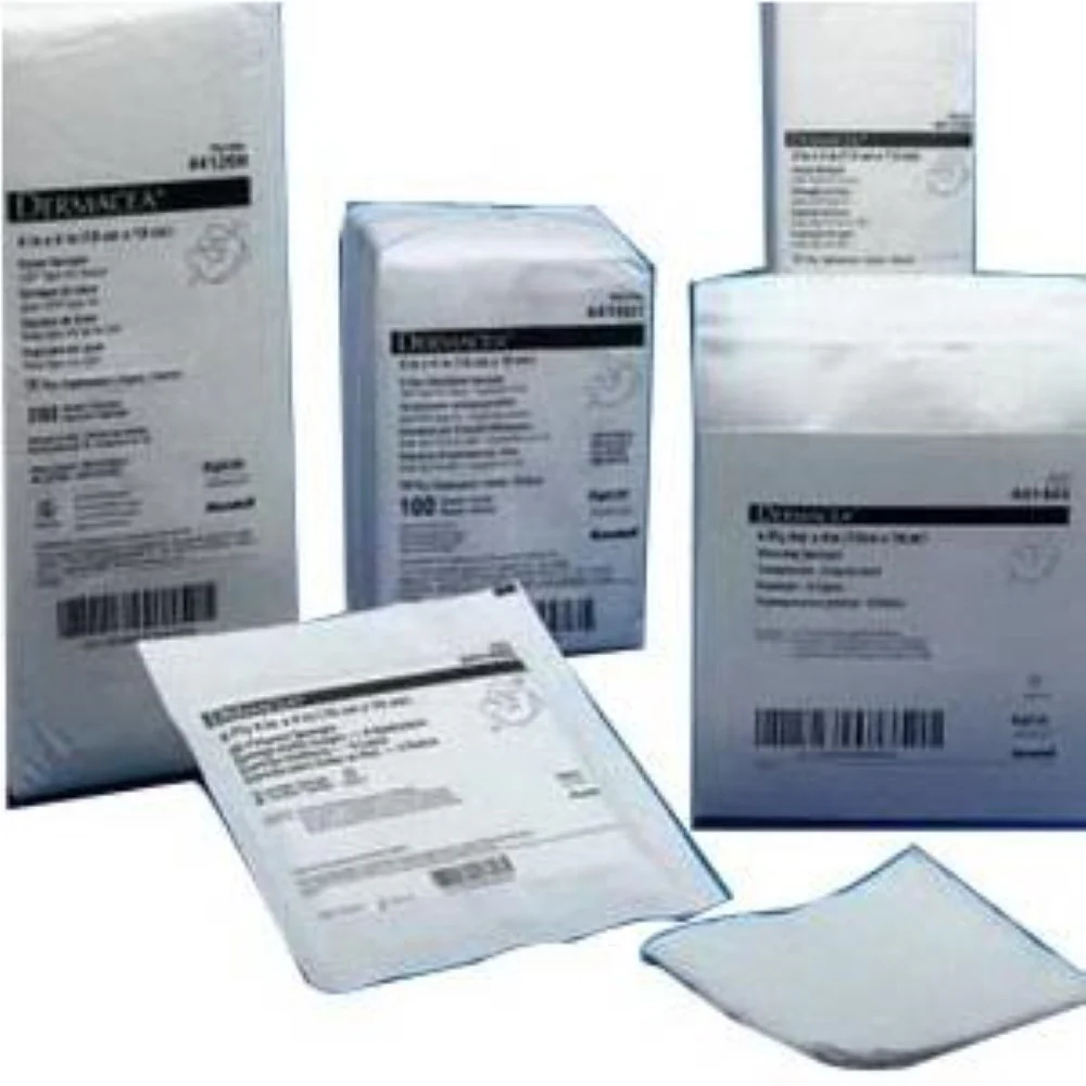 Kendall Dermacea Sterile USP Type VII Gauze Sponge, 12-Ply, 10s, 4" x 4"
