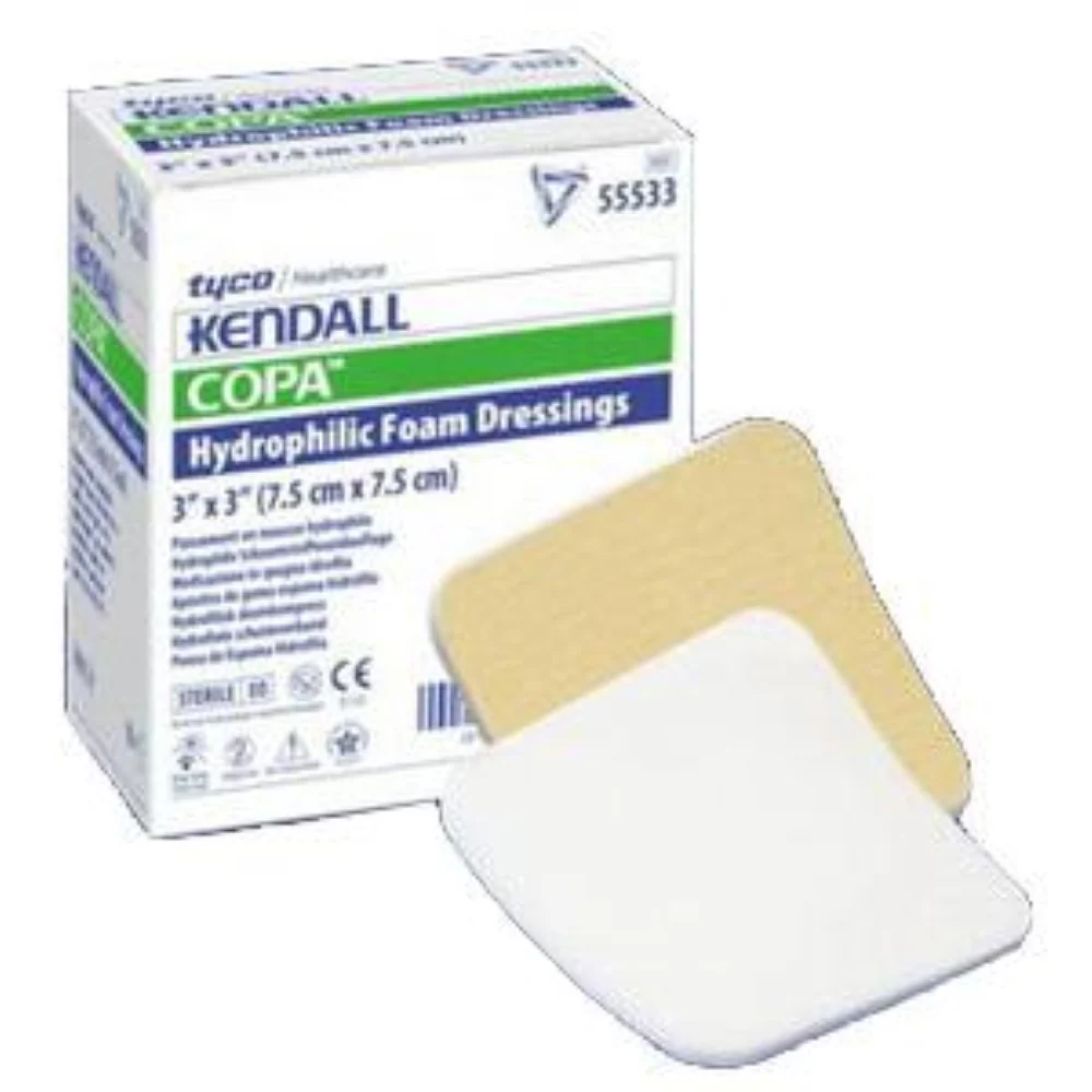 Cardinal Health Kendall Foam Island Dressing, 4" x 4"