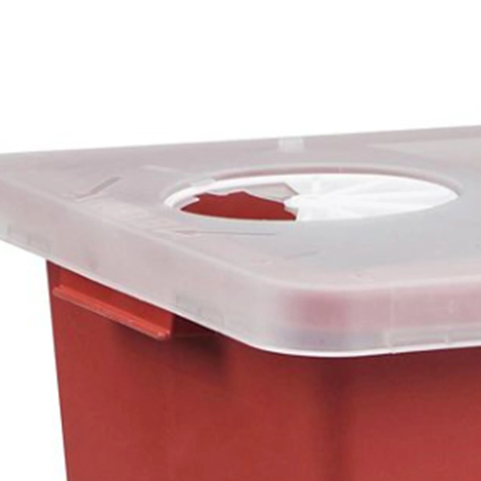 Kendall Healthcare SharpSafety Sharps Container with Hinged Lid, 8 gal - Image 3
