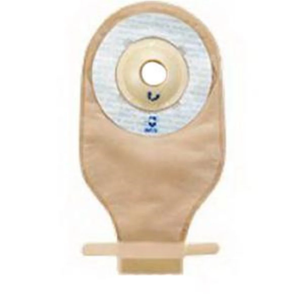Marlen UltraLite One-piece Pre-cut Drainable Pouch with Skin Shield Flat Adhesive Skin Barrier and Kwick-Klose Fastener 7/8'' Opening, 9'' L x 5-3/4'' W, Opaque