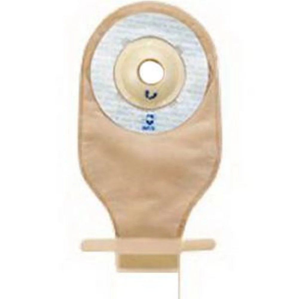 Marlen UltraLite One-piece Pre-cut Drainable Pouch with Skin Shield Deep Convex Adhesive Skin Barrier and Kwick-Klose&tradeII; Fastener 3/4" Opening, 9" L x 5-3/4" W, Transparent, 16Oz, Odor-proof