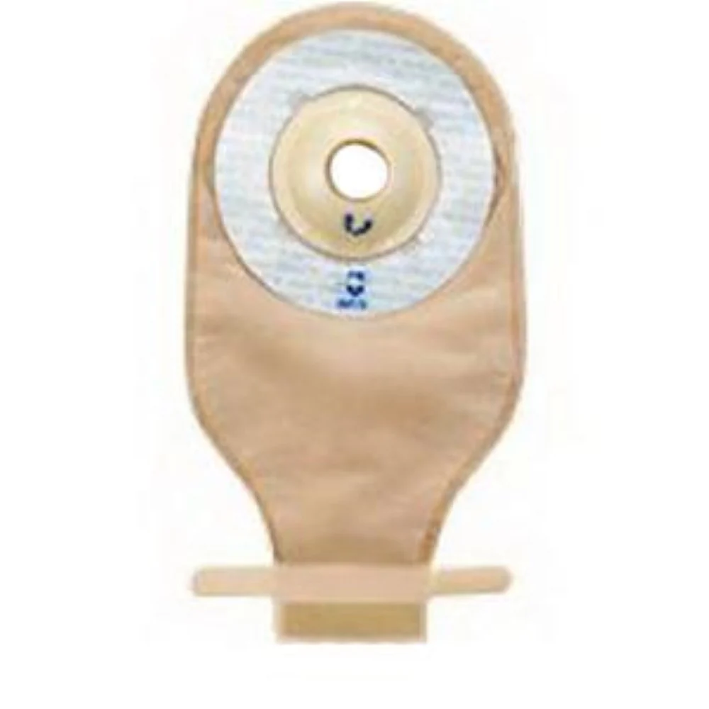 Marlen UltraLite One-piece Pre-cut Drainable Pouch with Skin Shield Deep Convex Adhesive Skin Barrier and Kwick-Klose&tradeII; Fastener 1-1/2" Opening, 9" L x 5-3/4" W, Transparent, 16Oz, Odor-proof