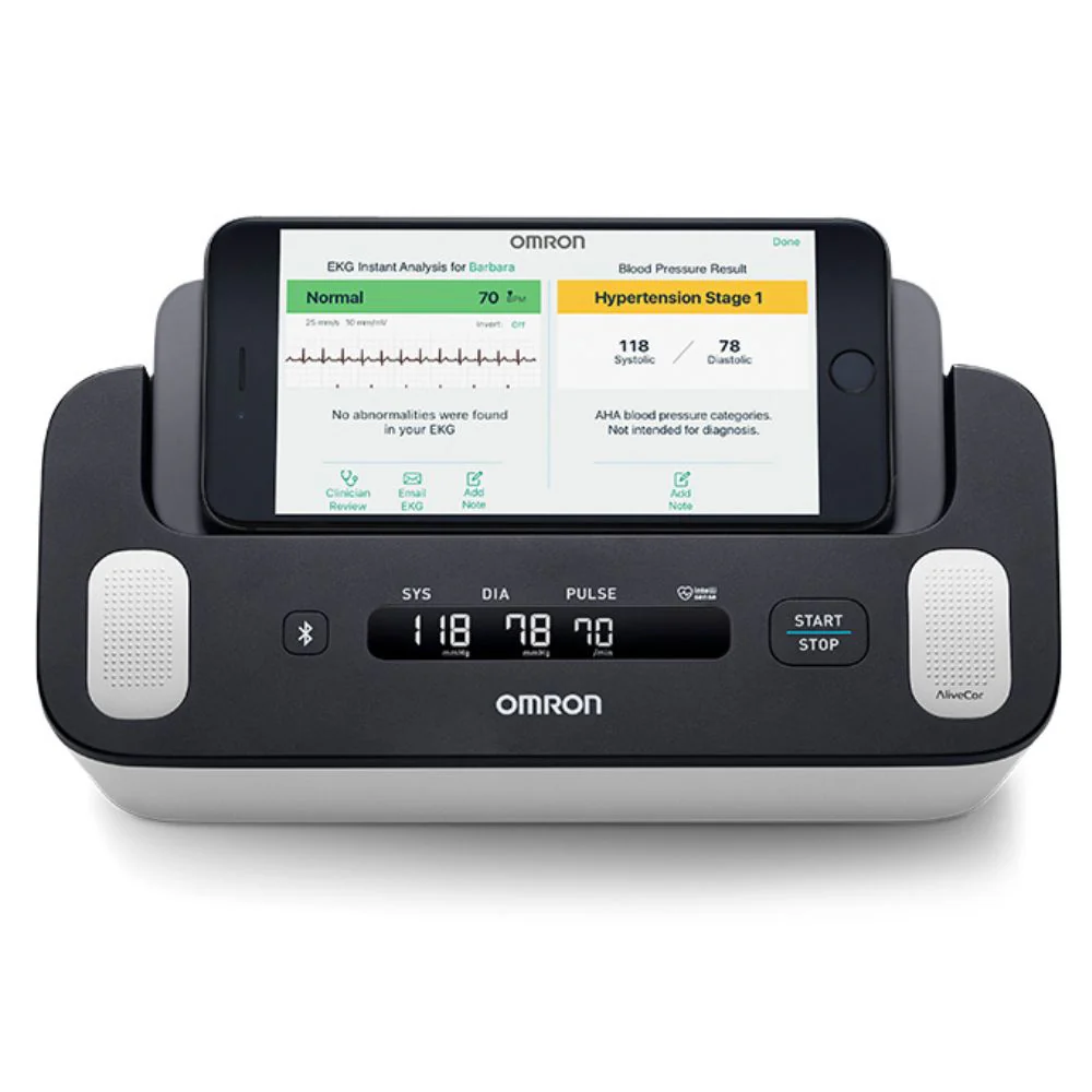Omron Complete Wireless Upper Arm Digital Blood Pressure Plus EKG monitor with Wide-Range D-Ring Cuff, Fits arms 9 to 17 Inches, BP7900 - Image 3