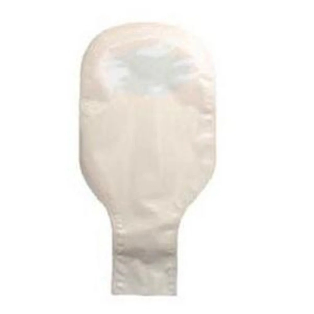 Nu-Hope One-Piece Post-Op Convex Drainable Pouch with Nu-Comfort Barrier and Closure Clamp 1" Opening Round, 7-1/2" L x 5-3/4" W, Brief-size, Opaque, 3-1/2" Adhesive Foam Pad, 12 oz, Odor-proof