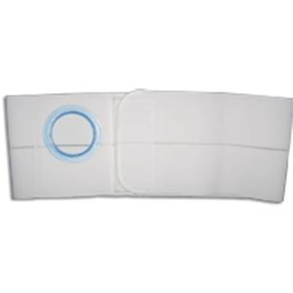 Nu-Hope Nu-Support Flat Panel Belt 2-3/8" Opening, 6" W, 32" to 35" Waist, Medium, Regular Elastic, Left Sided Stoma