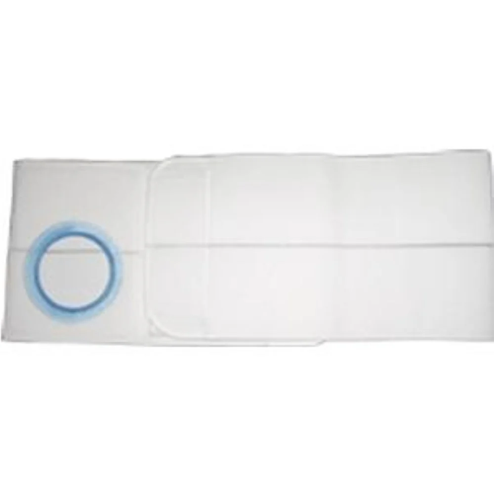Nu-Hope Nu-Support Flat Panel Belt 2-3/8" Opening, 6" W, 32" to 35" Waist, Medium, Regular Elastic, Right Sided Stoma
