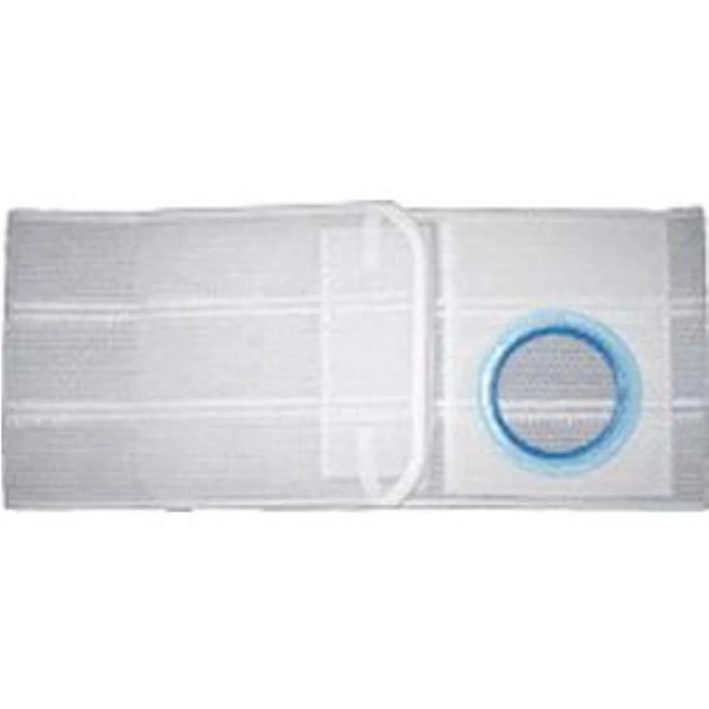 Nu-Hope Nu-Support Flat Panel Belt 6" W, 41" to 46" Waist, X-Large, Cool Comfort Ventilated Elastic, Left Sided Stoma, No Hole
