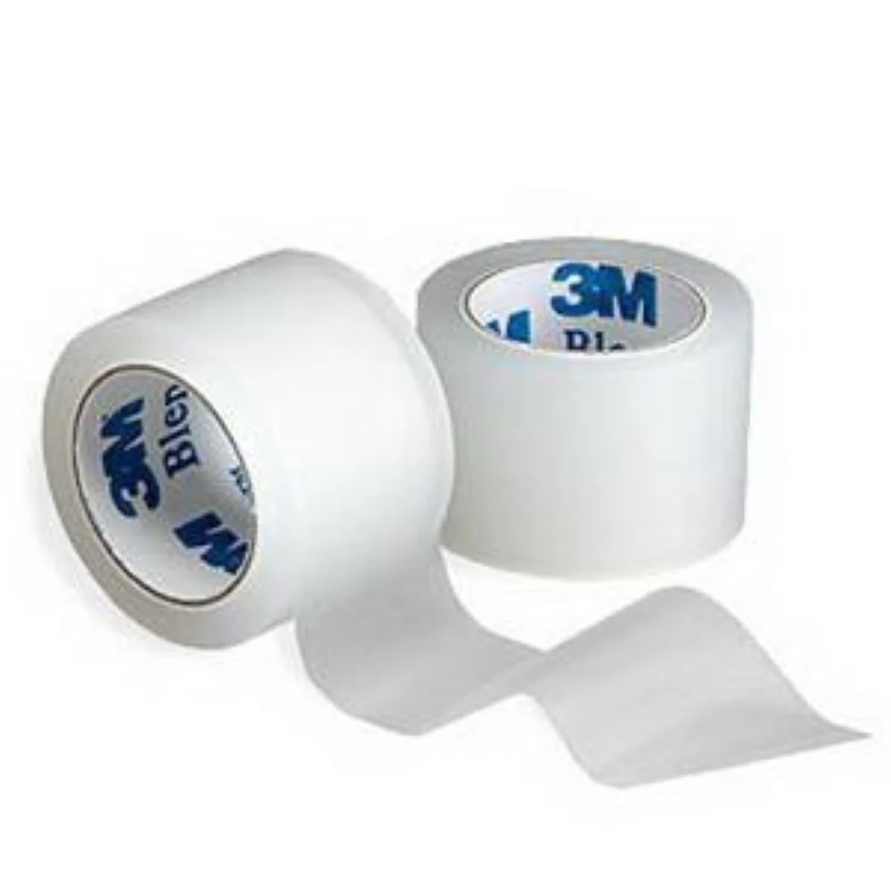 3M Blenderm Clear Hypoallergenic Plastic Surgical Tape, 2" x 5 yds