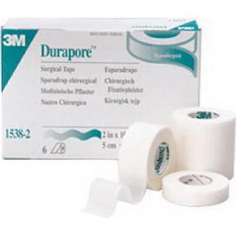 3M Durapore Silk-Like Cloth Surgical Tape, 3" x 10 yds