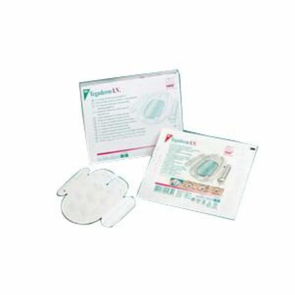 3M Tegaderm IV Transparent Adhesive Film Dressing with Border, Waterproof, Sterile 3-1/2" x 4-1/2"