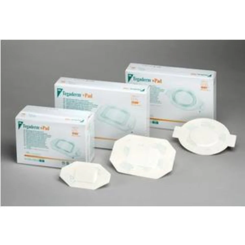 3M Tegaderm Film Dressing, Non Adherent Pad, Waterproof, Sterile 2-3/8 x 4 In.
