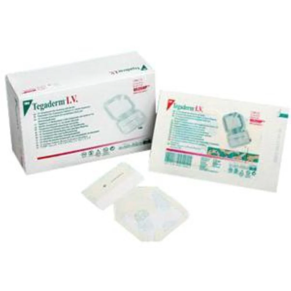 3M Tegaderm IV Transparent Film Dressing with Border 2-1/2" L x 2-3/4" W, Transparent