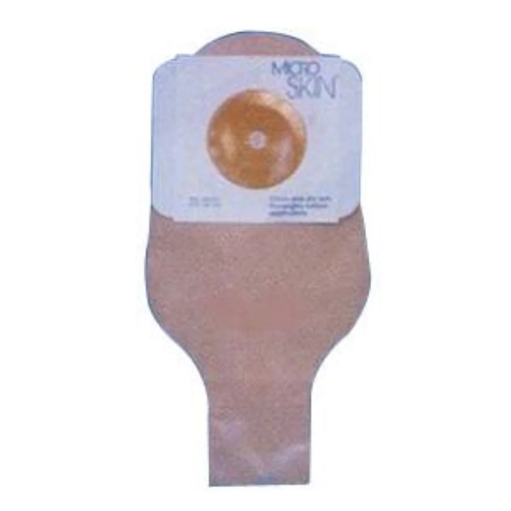 Cymed Platinum One-piece Drainable Pouch Pre-cut MicroSkin Adhesive Barrier and Thick MicroDerm Plus Washer 1-1/4" Stoma Opening, 11" L, Opaque, Odor-proof Film, Comfort Backing, Latex-free