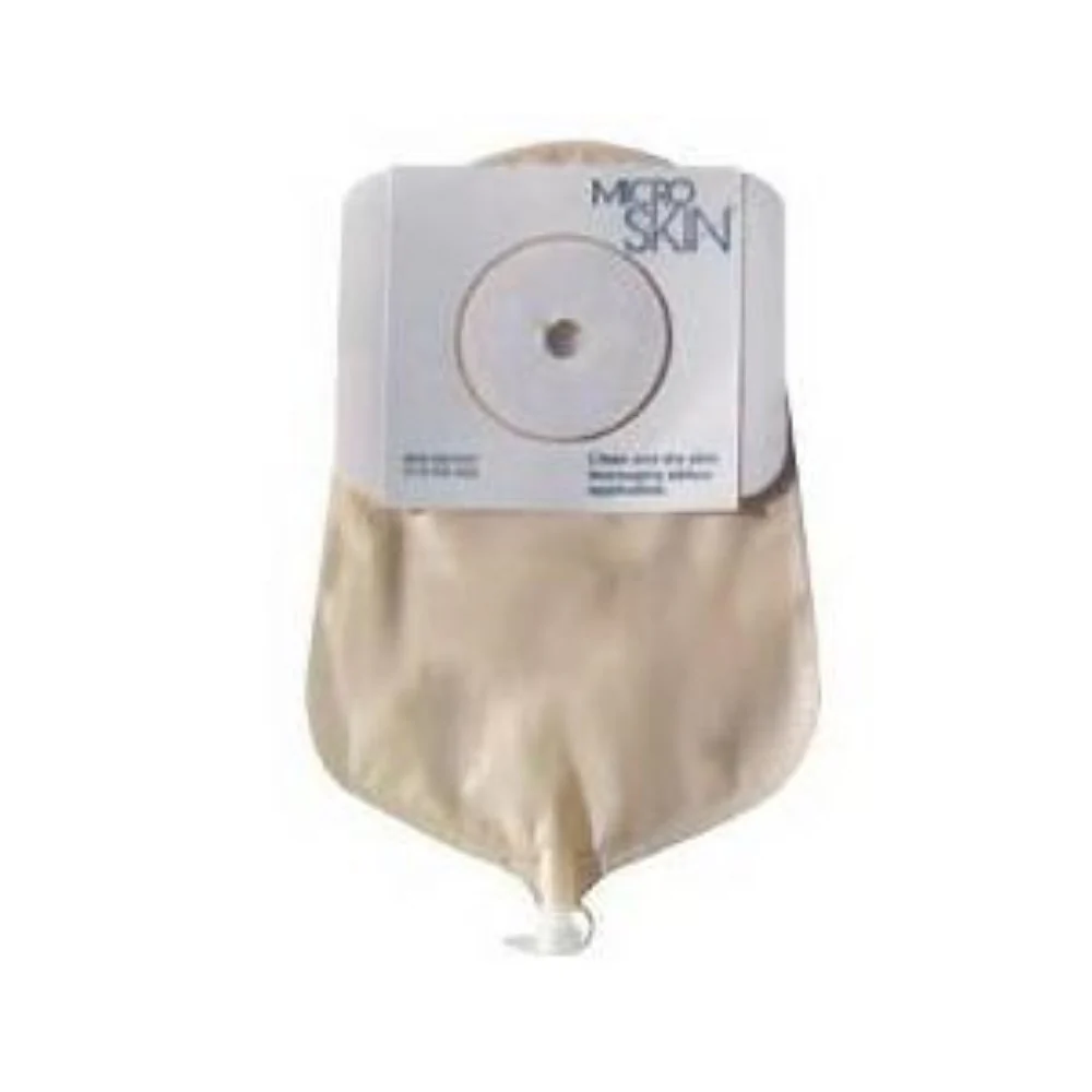 11" Drain Pouch With Microderm Skin Up To 1 1/2 Opening, Press-N-Seal Closure