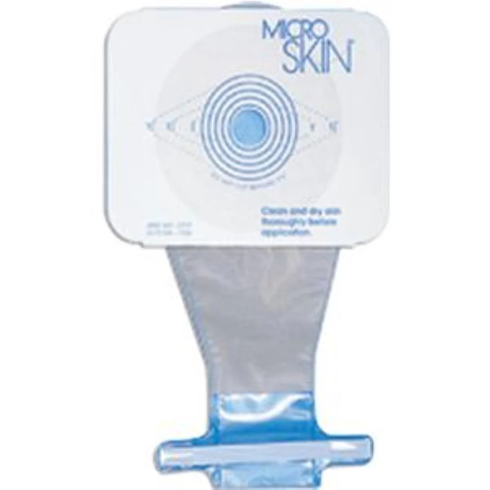 One-Piece Pediatric Drainable Pouch with Plain Barrier 1-3/4" Stoma Opening