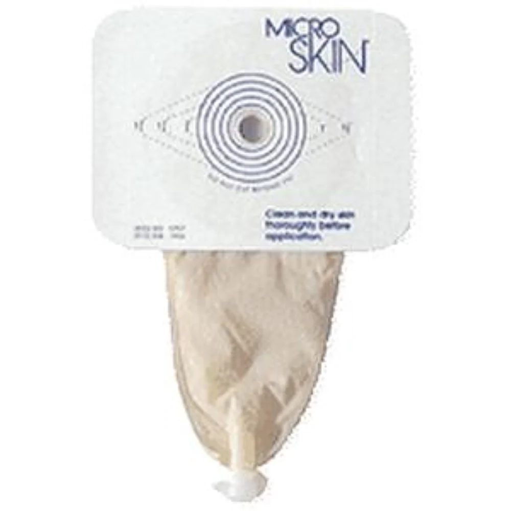 Cymed Inc One-piece Pediatric Fistula Pouch with Thin MicroDerm Washer 1-1/2" Opening, 7" L, Cut-to-fit, Waterproof