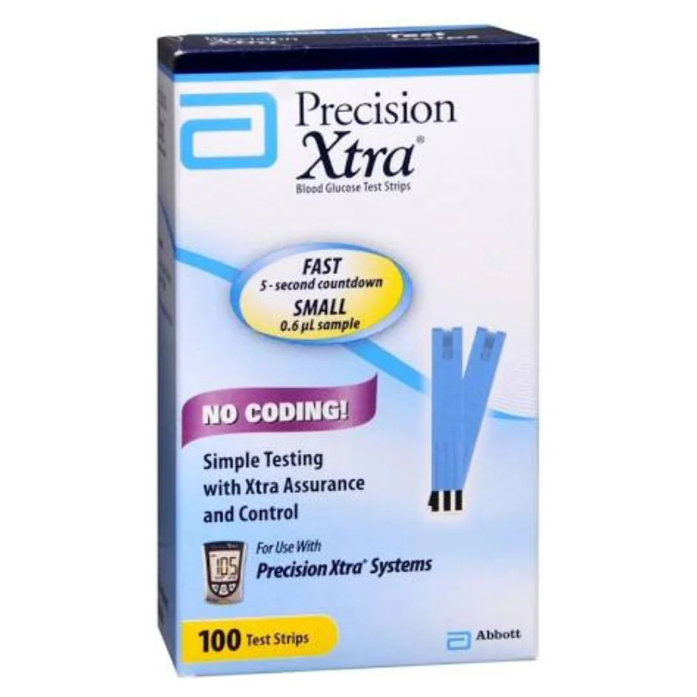 Abbott Precision Xtra Blood Glucose/Ketone Test Strips / Meter / Monitoring Kits - Image 2