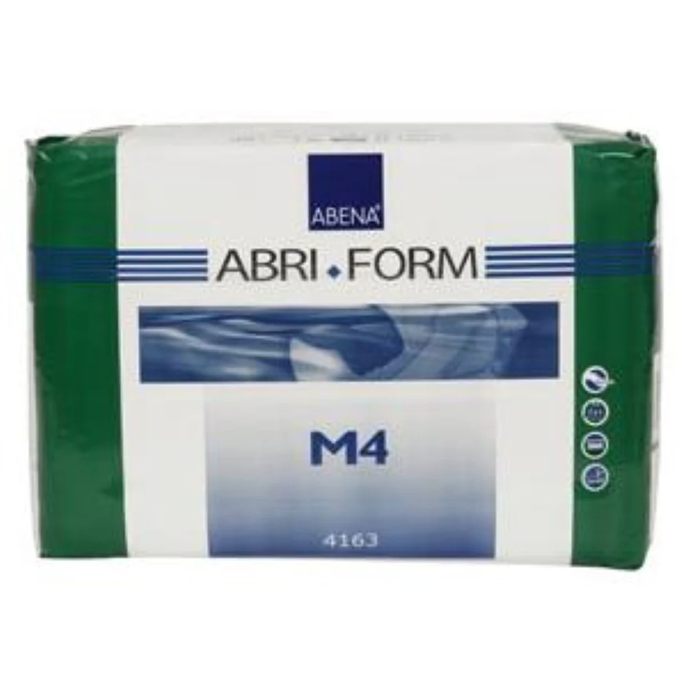 Abena Abri-Form Comfort Adult Brief with Plastic Backing and Wetness Indicator