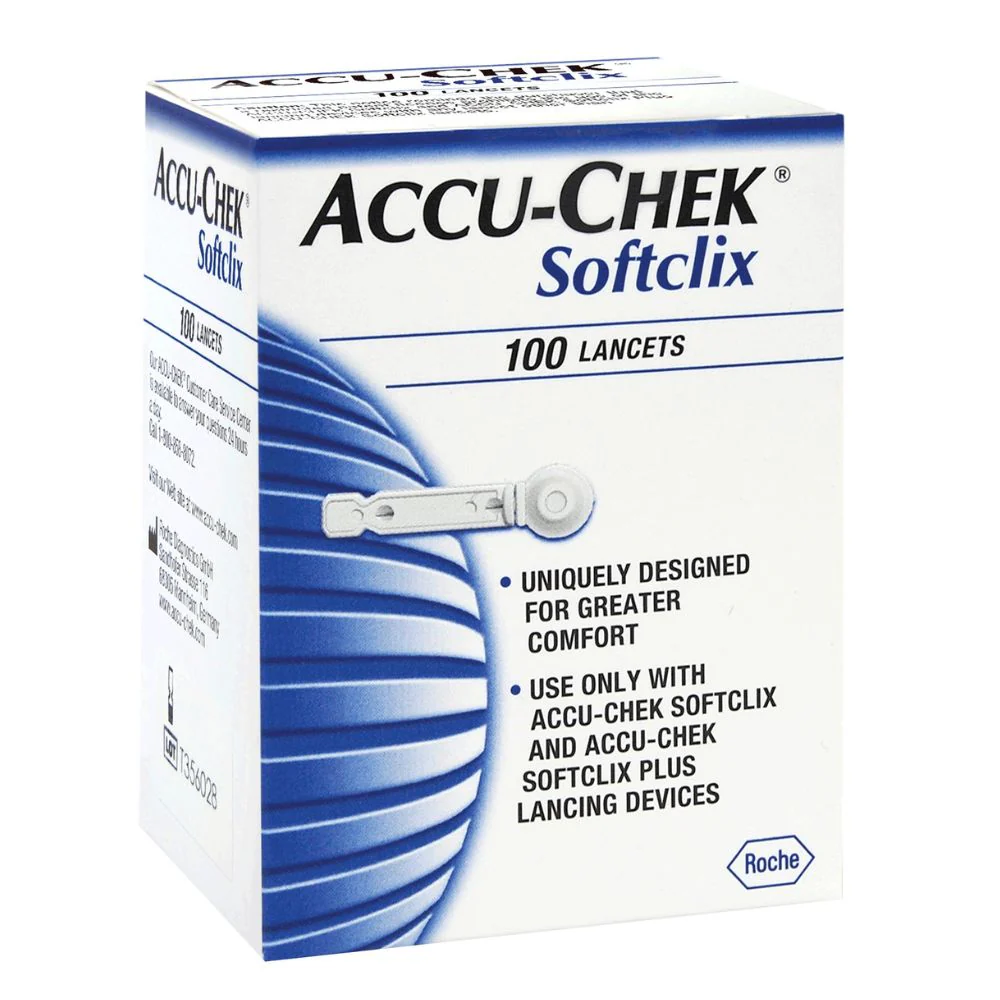 Accu-Chek Softclix Lancets, 28G (0.36 mm), 28 Gauge