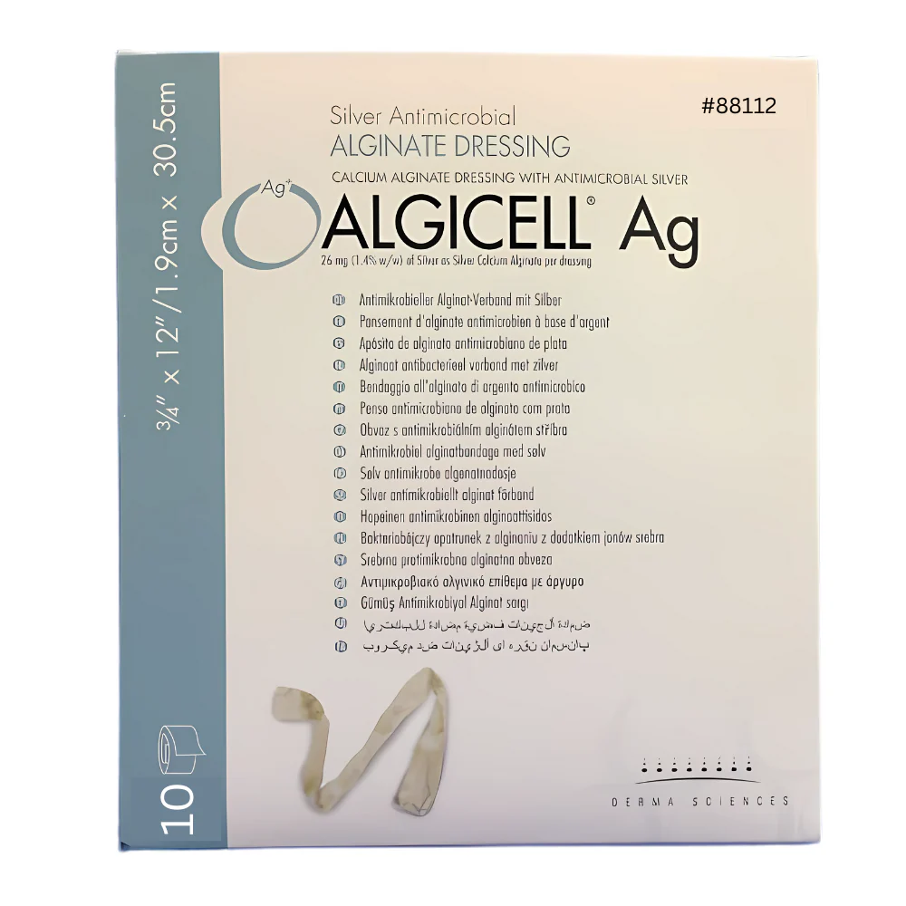 Derma Sciences Algicell Calcium Alginate Dressing, 3/4 x 12 In. Rope - Image 2
