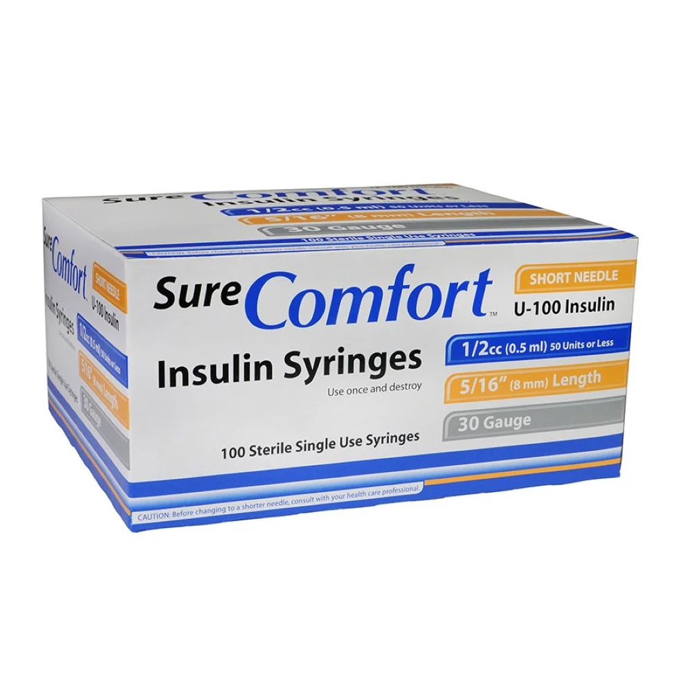 Allison Medical Sure Comfort U100 Insulin Syringes, SureComfort - Image 10