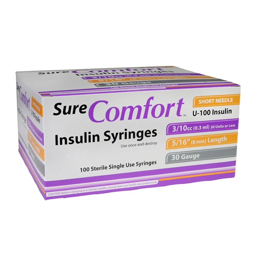 Allison Medical Sure Comfort U100 Insulin Syringes, SureComfort - Image 11