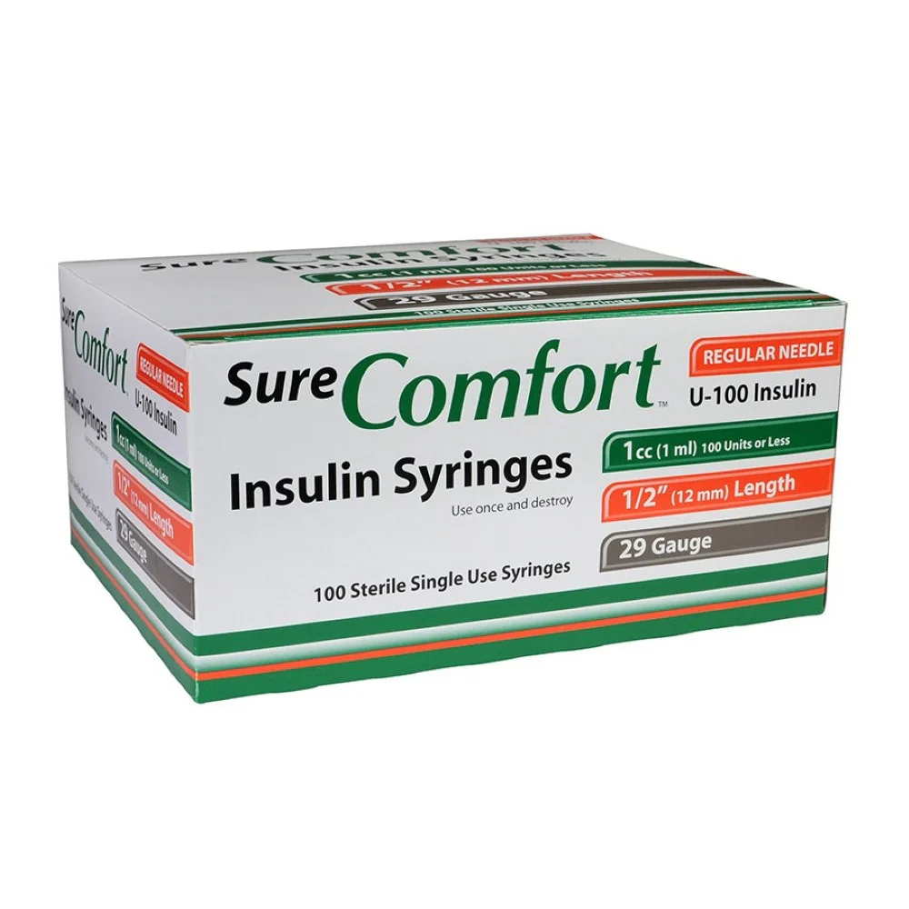 Allison Medical Sure Comfort U100 Insulin Syringes, SureComfort - Image 12