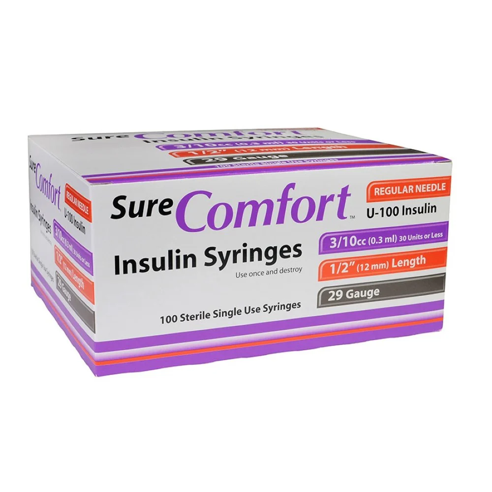 Allison Medical Sure Comfort U100 Insulin Syringes, SureComfort - Image 14